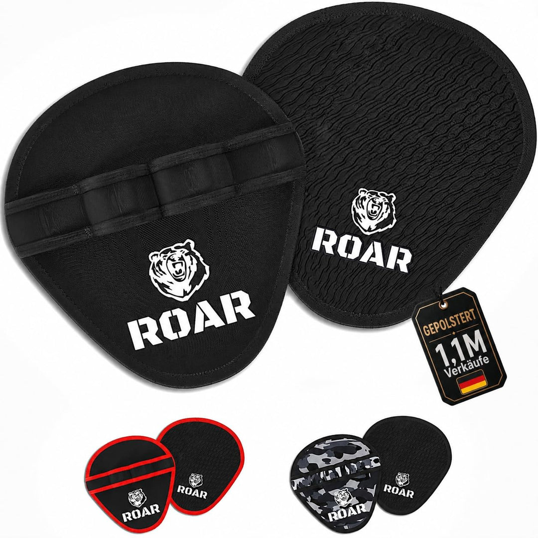 Roar® Gym Handschuhe, Gym Bar Pad, Grip Power Pads, Grip Handschuhe für Gym Männer und Frauen Fitnes