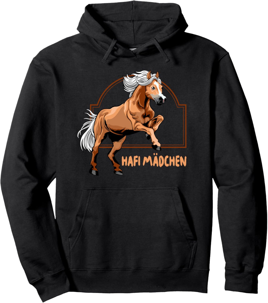 Haflinger Reiterin Pferd Pony Reiten Pullover Hoodie