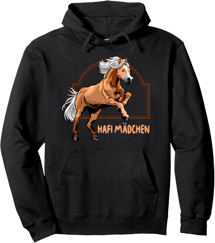Haflinger Reiterin Pferd Pony Reiten Pullover Hoodie
