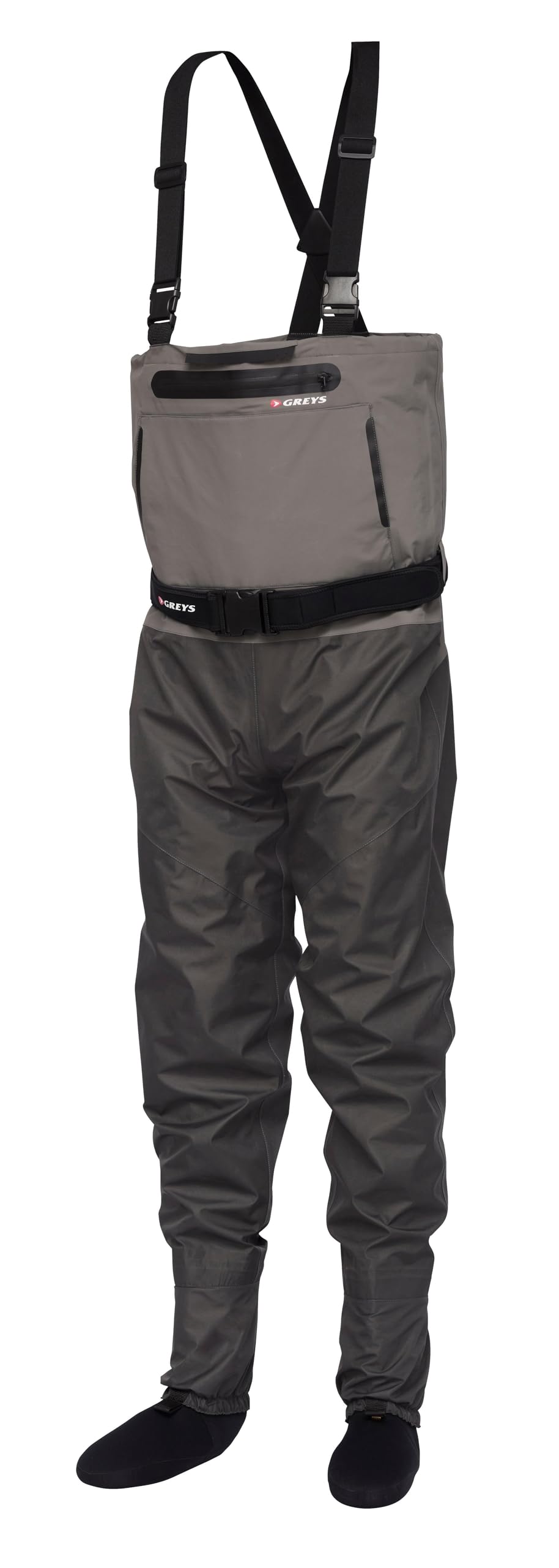 Greys Tital Wathose Mit Neoprenfüssen | Atmungsaktive Wasserdichte Fliegenfischer- & Jagdwathose | M