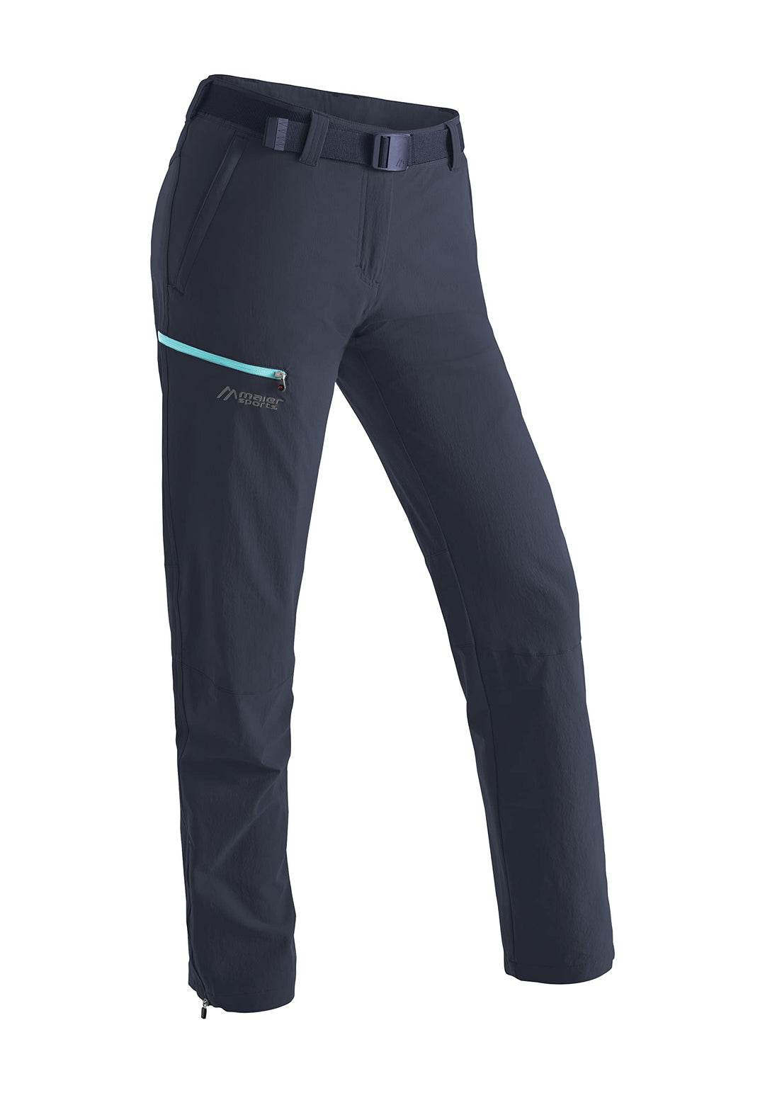 Maier Sports Damen Wanderhose Inara Slim 46 Blau, 46 Blau