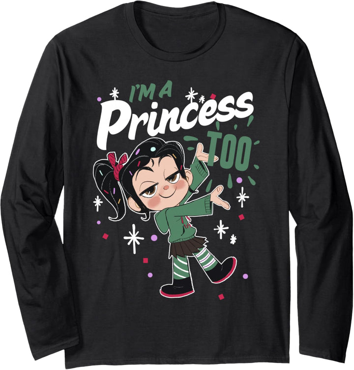 Disney Wreck-It Ralph 2 Vanellope I'm A Princess Too Langarmshirt