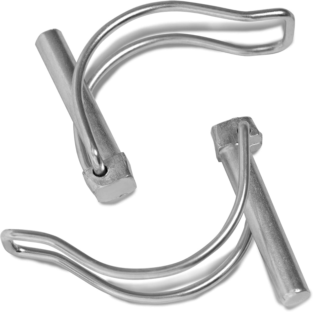 HEAVYTOOL Rohrklappsplinte 6,0mm x 40mm für Rohre Ø36mm (50 Stück) Klappsplinte Rohr 6mm x 40mm Sich