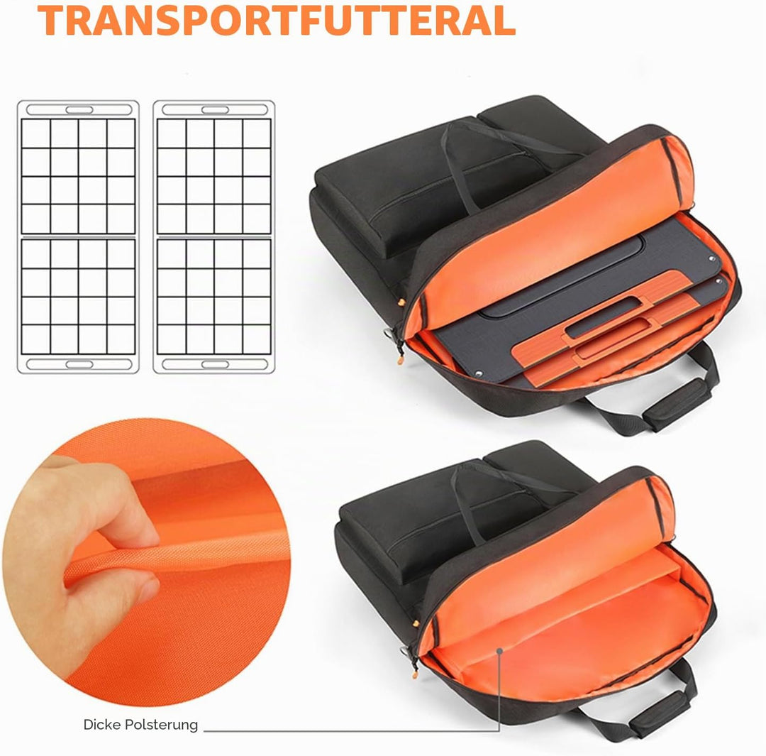 Tragetasche kompatibel mit Jackery SolarSaga 100W 200W 200W Bifacial Portable Solar Panel, Reise-Auf