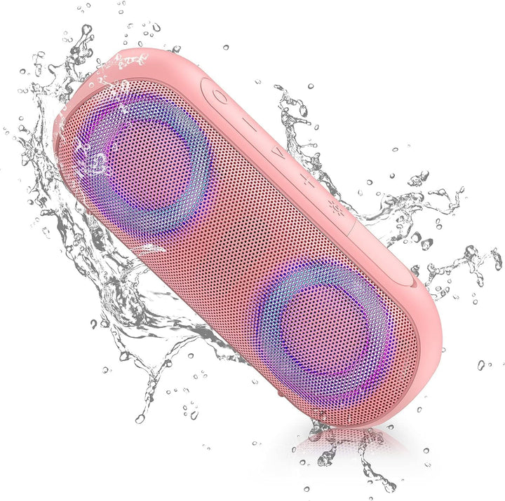 NOTABRICK Bluetooth Speaker with RGB Light, Portable Music Box, Bluetooth Box, 30 W True Wireless St