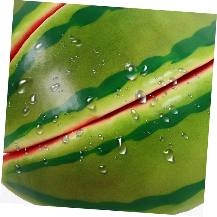 ADOCARN 4stücke Gefälschte Wassermelonenscheiben-Modelle Realistische Fruchtdekorationen Simulierte
