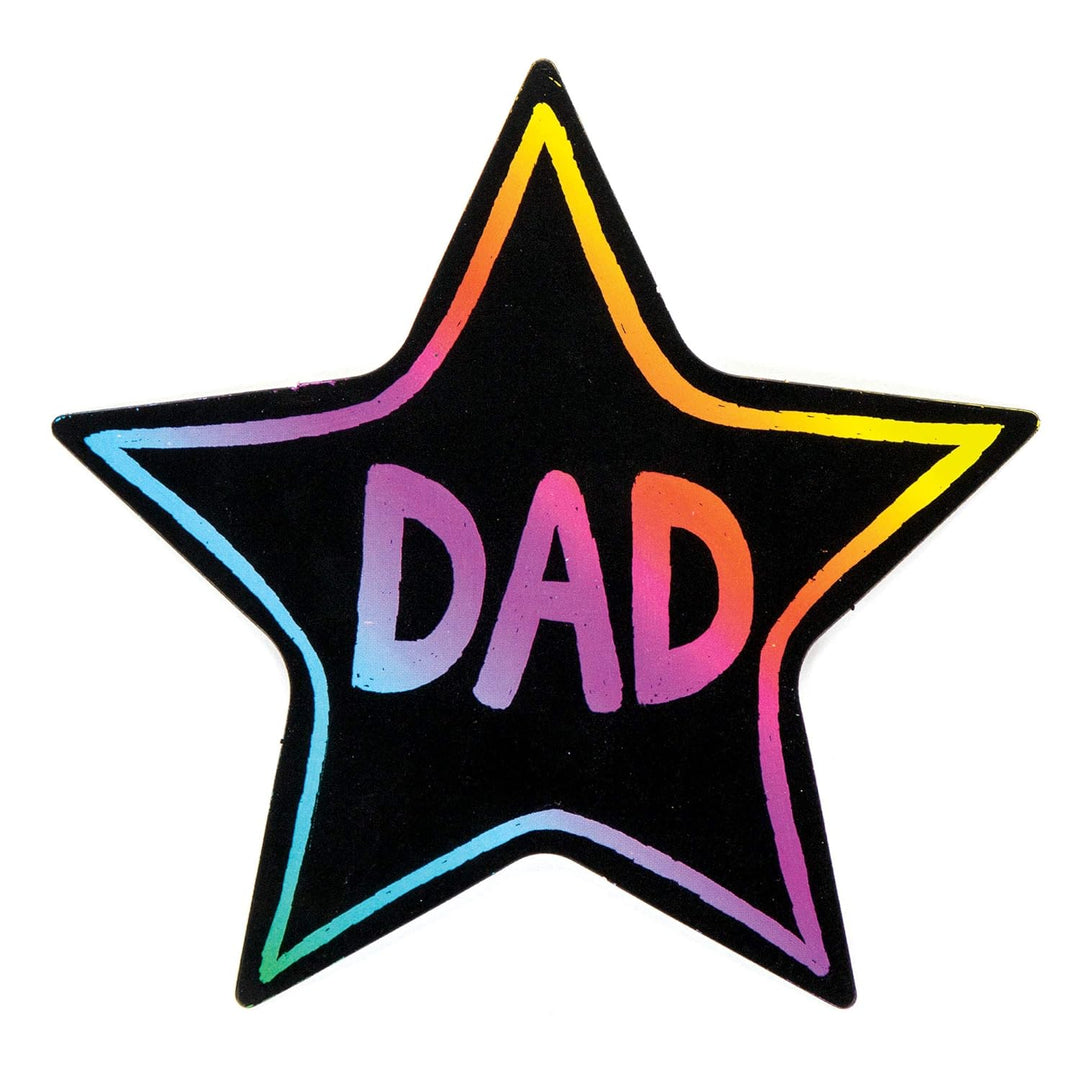 Baker Ross Bastelsets mit sternförmigen Kratzbild-Magneten für Kinder zum Basteln und Verzieren zu W