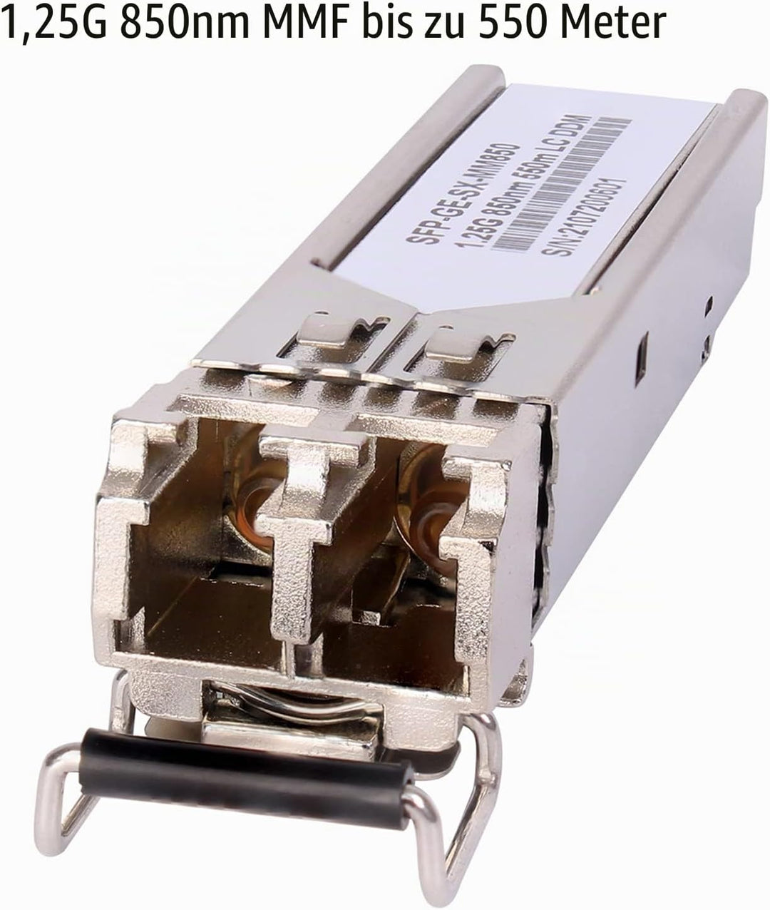 4 Stück 1,25G 850nm Multimode SFP LC Transceiver Glasfasermodul 550 Meter 1000Base-SX LC MMF für Cis