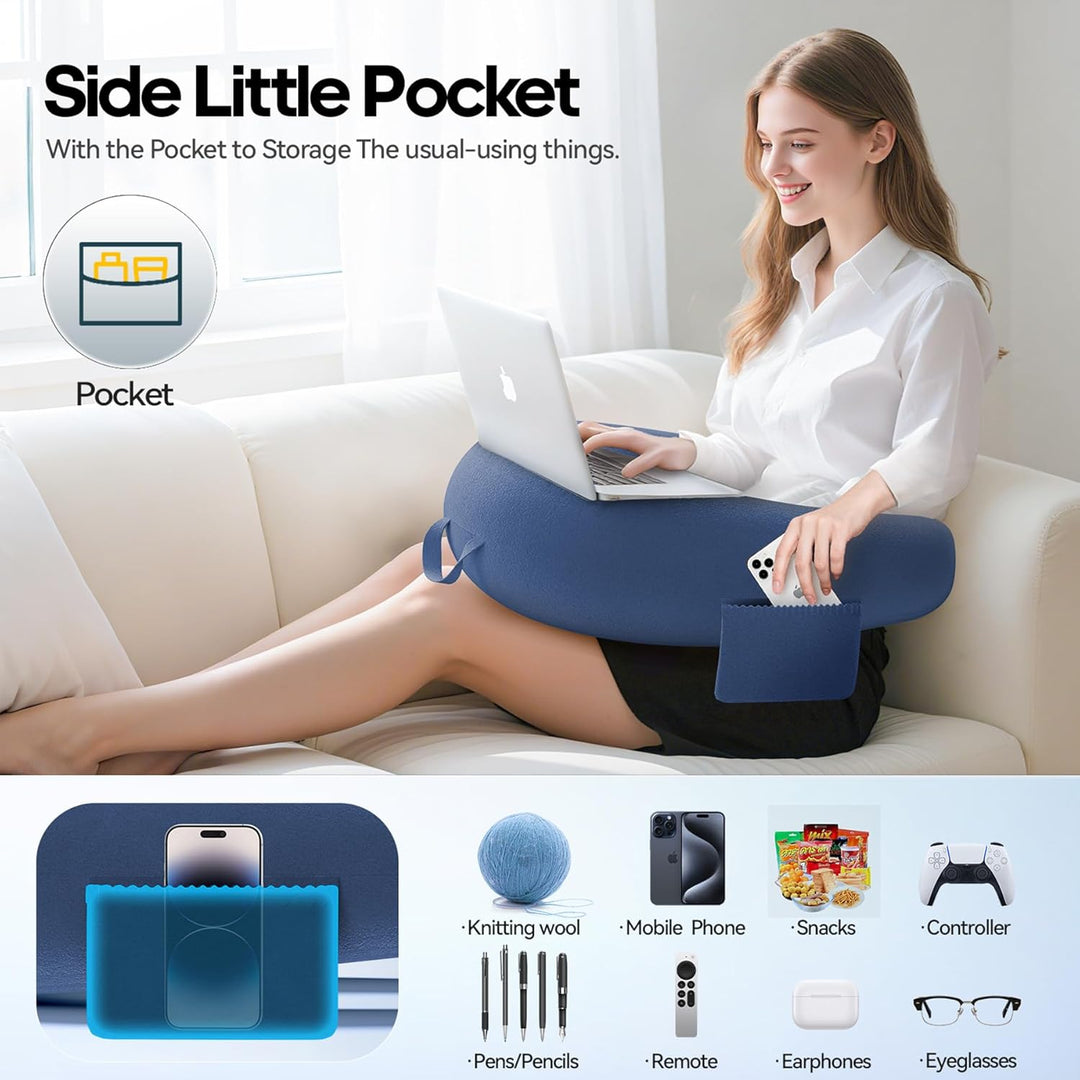 Gaming Kissen & Lesekissen, Reading Pillow für das Sitzen auf dem Bett/Sofa/Fussboden, Fütterungs/Hä