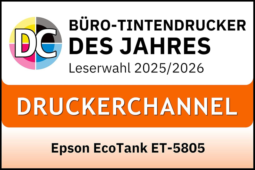 Epson EcoTank ET-5805 DIN-A4-Multifunktions-Wi-Fi-Tintentankdrucker mit Fax ET-5805 Standard, ET-580