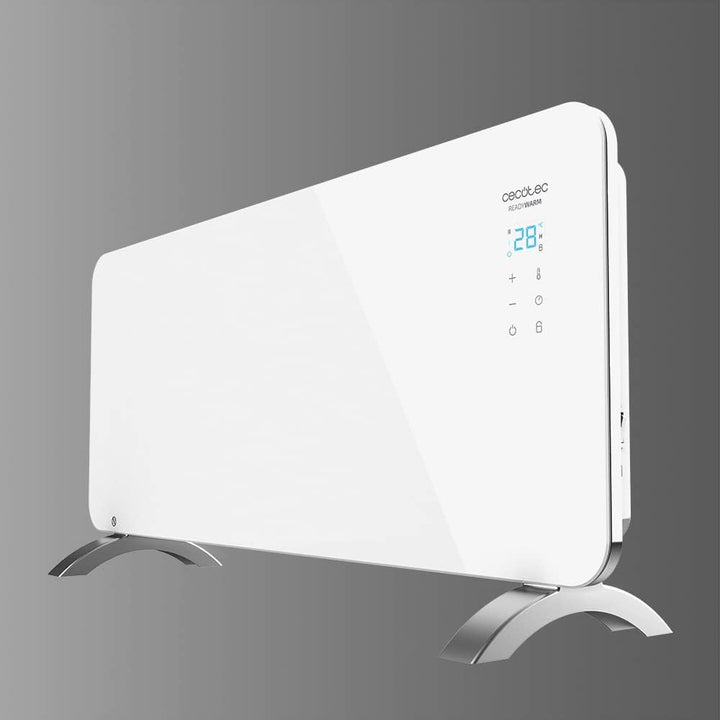 Cecotec Heizkonvektor mit Glasplatte Ready Warm 6750 Crystal Connection. 2000 W, WiFi-Steuerung , ei