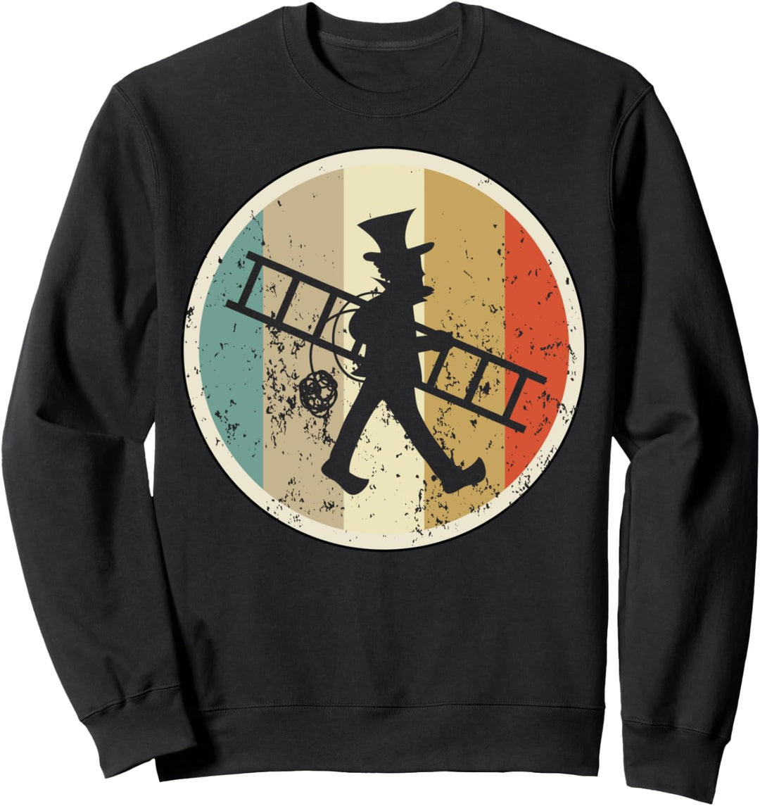 Retro Vintage Lustig Beruf Schornsteinfeger Kaminkehrer Fun Sweatshirt
