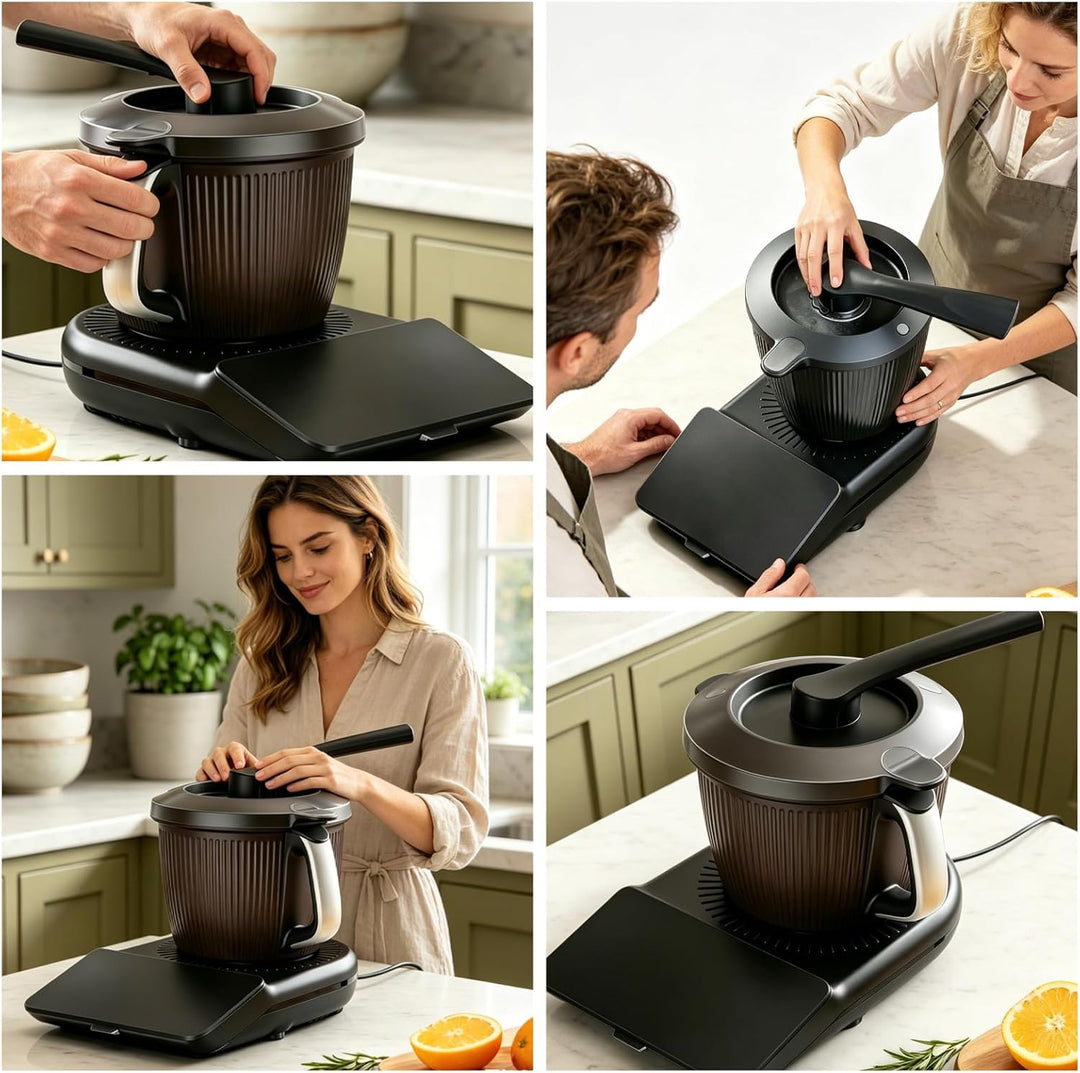 Displayschutz und Dampfumleiter Set für Thermomix TM7 Bimby, Silikon Display Abdeckung gegen Kratzer