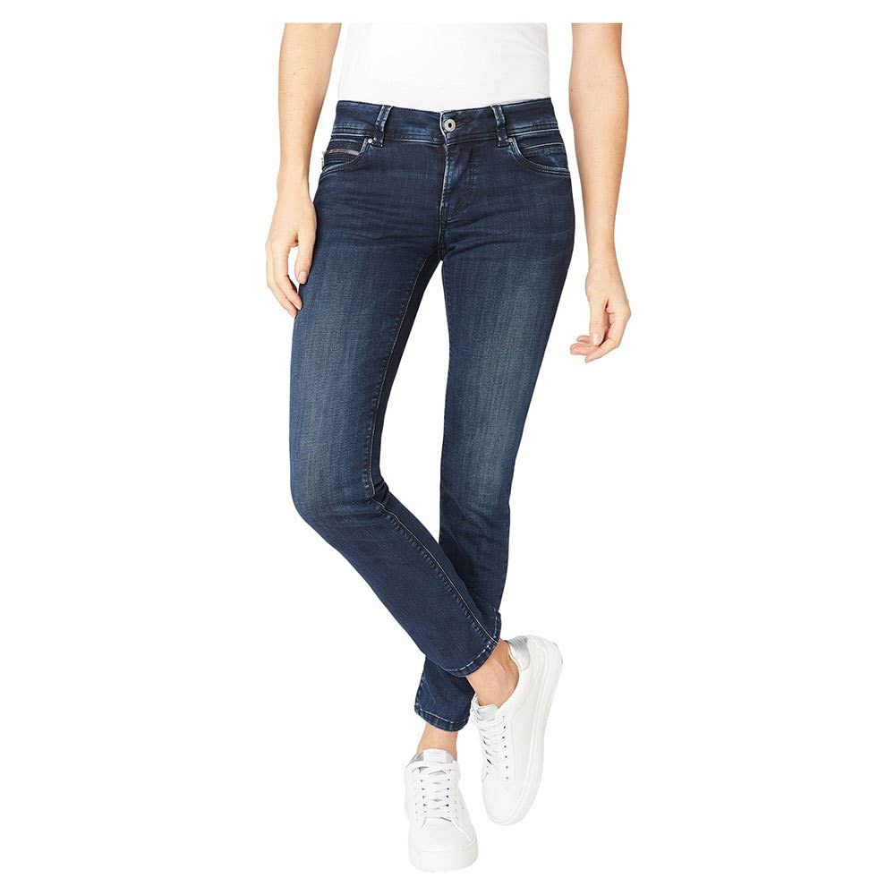 Pepe Jeans Damen Jeans New Brooke 24W / 34L Black (Denim-vw0), 24W / 34L Black (Denim-vw0)