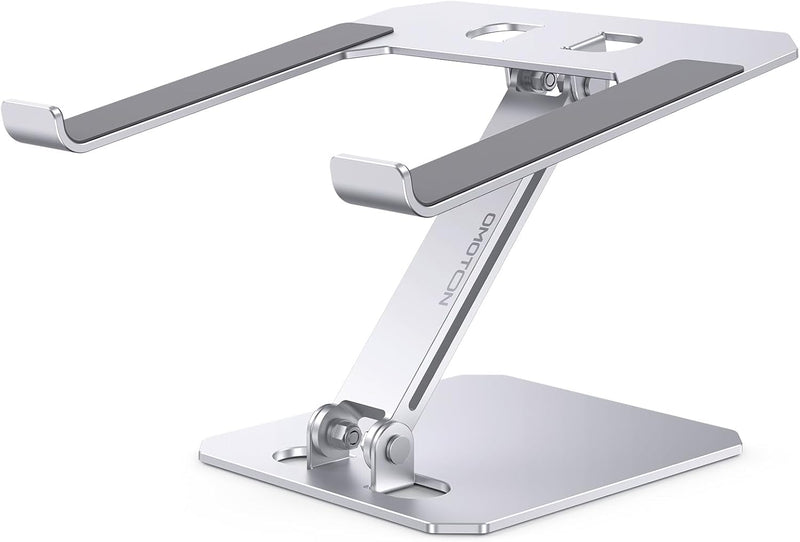 OMOTON Laptop Ständer Höhenverstellbar, Ergonomischer Aluminium Faltbarer Notebook Ständer, Laptop H