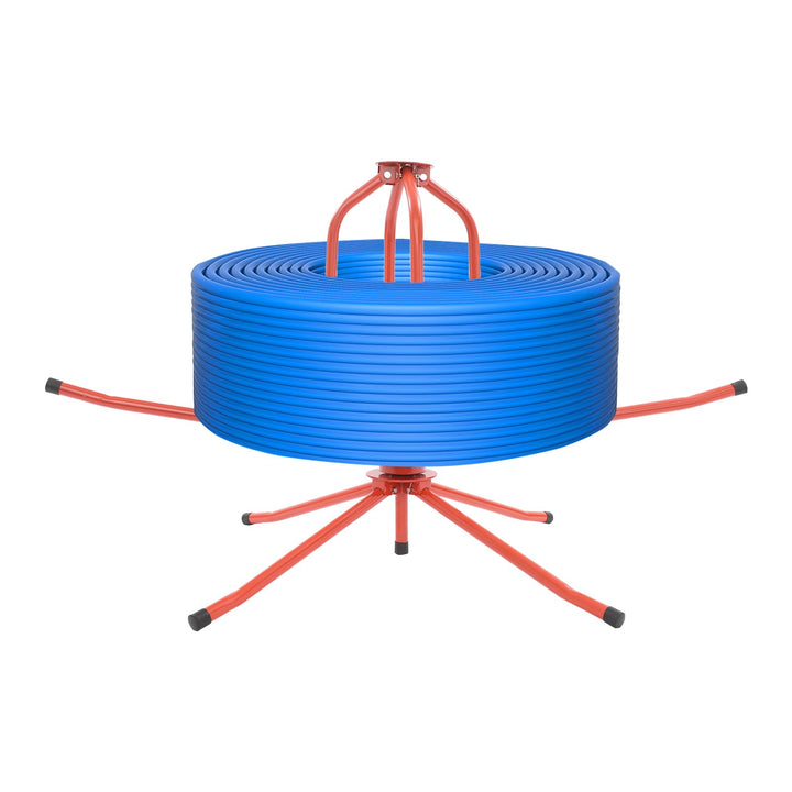 Schlauchtrommel für Fussbodenheizung, max. 150 kg, Spender für PEX PERT 8-32 mm, schnelle Installati