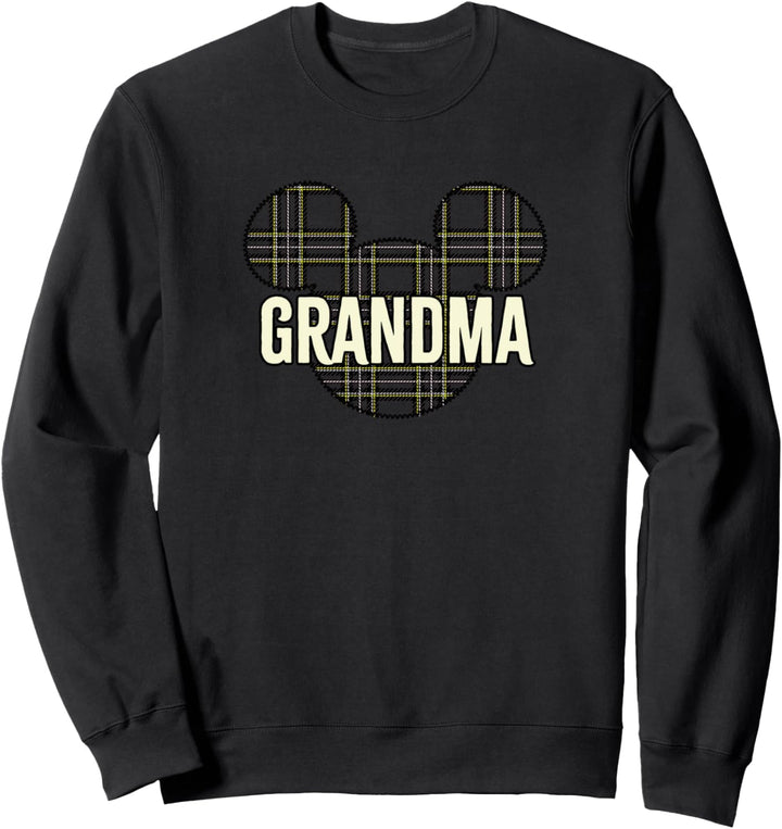 Disney Mickey And Friends Weihnachten Plaid Grandma Sweatshirt