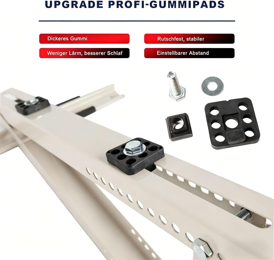 Wostore Universal Dachkonsole für Split Klima Klimaanlage, Klimaanlagen Dachhalterung 10° - 45° vers