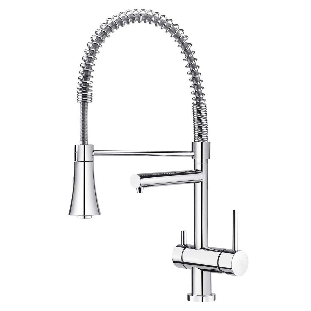Grünblatt 3-Wege-Küchenarmatur für gefiltertes Trinkwasser (1 - mit Geschirrbrause), 1 - mit Geschir