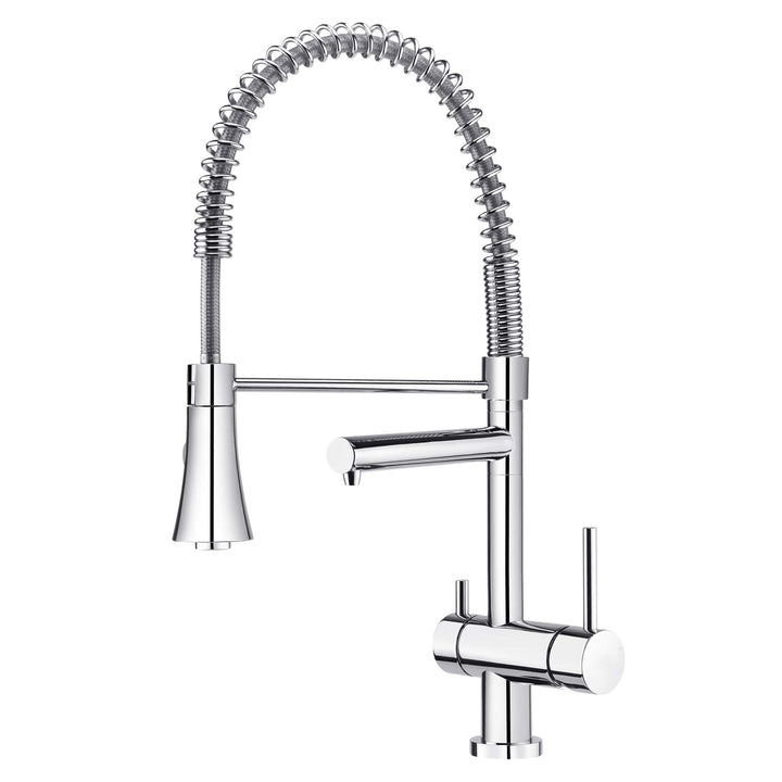 Grünblatt 3-Wege-Küchenarmatur für gefiltertes Trinkwasser (1 - mit Geschirrbrause), 1 - mit Geschir