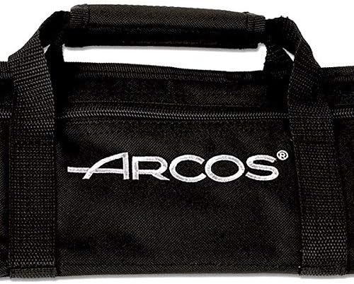 Arcos Messer Roll Bag - Messer Rolltasche zu 12 Stück - 100% Polyester 730 x 510 mm - Farbe Schwarz