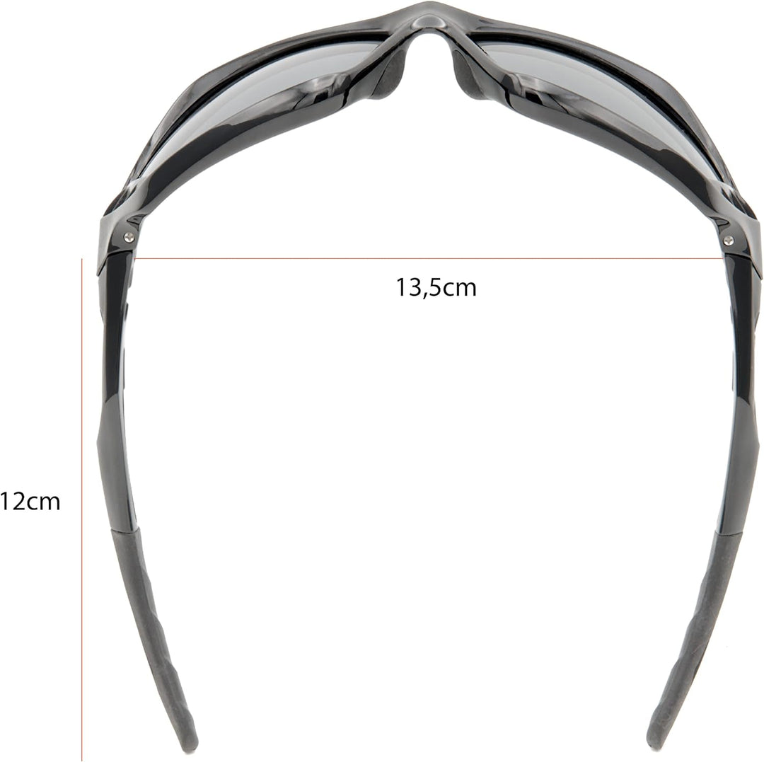 Daisan Elite fire verspiegelte Sportbrille Sonnenbrille