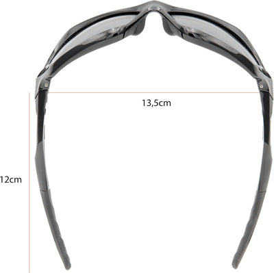 Daisan Elite fire verspiegelte Sportbrille Sonnenbrille