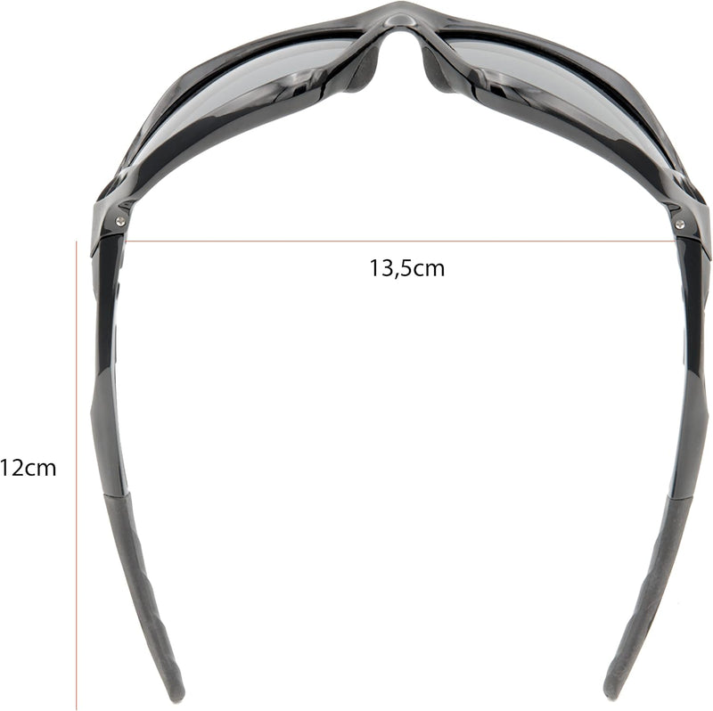 Daisan Elite fire verspiegelte Sportbrille Sonnenbrille
