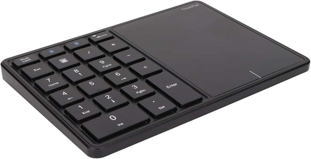 Haofy Numerisches Keypad 21 Tasten mit Touchpad, 500-mAh, Bluetooth & 2,4G, Plug-and-Play für, macOS