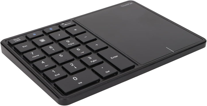 Haofy Numerisches Keypad 21 Tasten mit Touchpad, 500-mAh, Bluetooth & 2,4G, Plug-and-Play für, macOS
