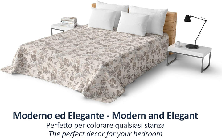 CosìCasa - Tagesdecke Bettüberwurf Doppelbett - Quilt Überwurf Tagesdecke - Weich und Maschinenwasch