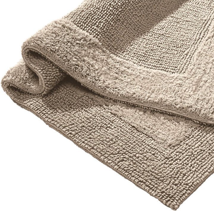 Erwin Müller Badematte, Badteppich Uni Serie Stuttgart Taupe Grösse 70x120 cm - extra dick, hohe Sau