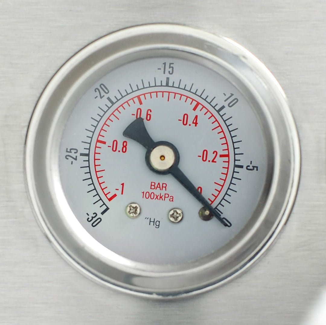 CASO FastVac 1200 Professionelles Vakuumsystem - Doppelte Kolbenpumpe (ca. 20 Liter/Min.), Starker M