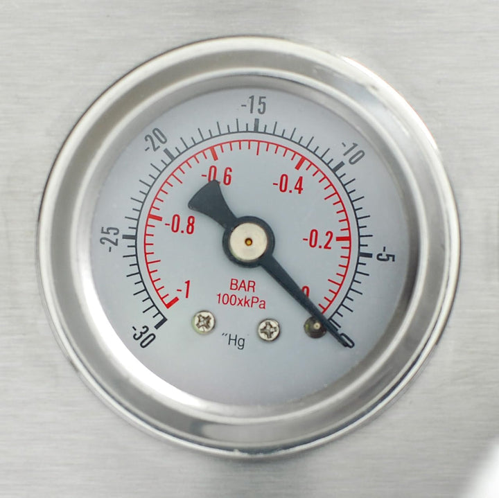 CASO FastVac 1200 Professionelles Vakuumsystem - Doppelte Kolbenpumpe (ca. 20 Liter/Min.), Starker M
