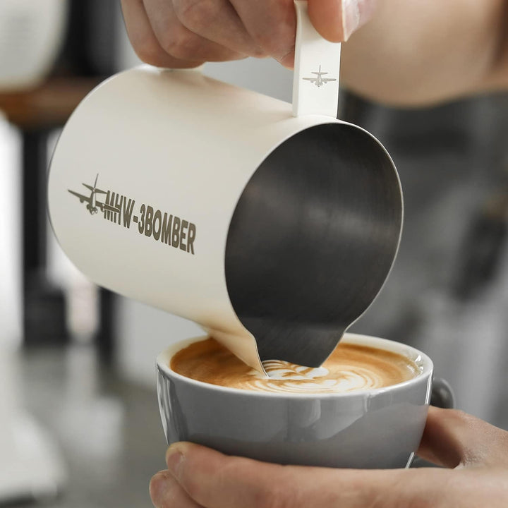 MHW-3BOMBER Espresso Milchkännchen Milk Pitcher 500ml Milchschaumtank Espresso Milchschaumtank Edels
