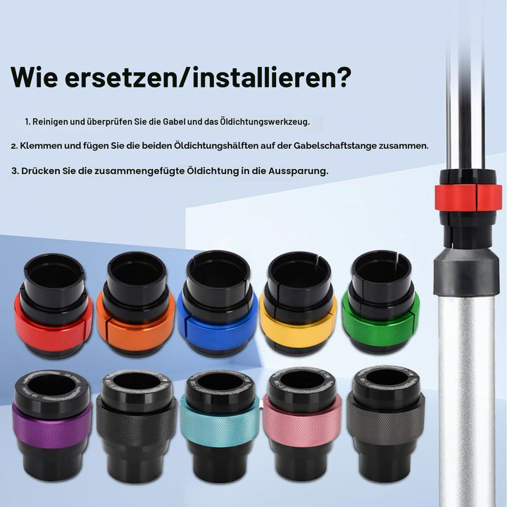 Gabelsimmeringeintreiber 42 mm-43 mm,Universal Motorrad Gabel Werkzeug für Pit Dirt Bike Motocross E
