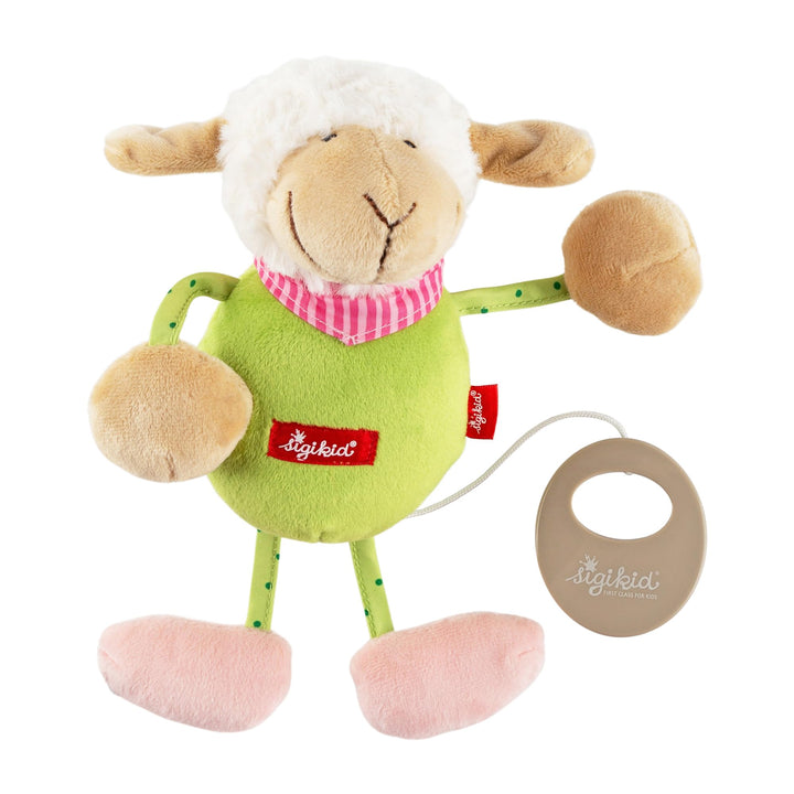 sigikid 49310 - Baby.basics, Spieluhr Schaf Grün/Schaf, Grün/Schaf