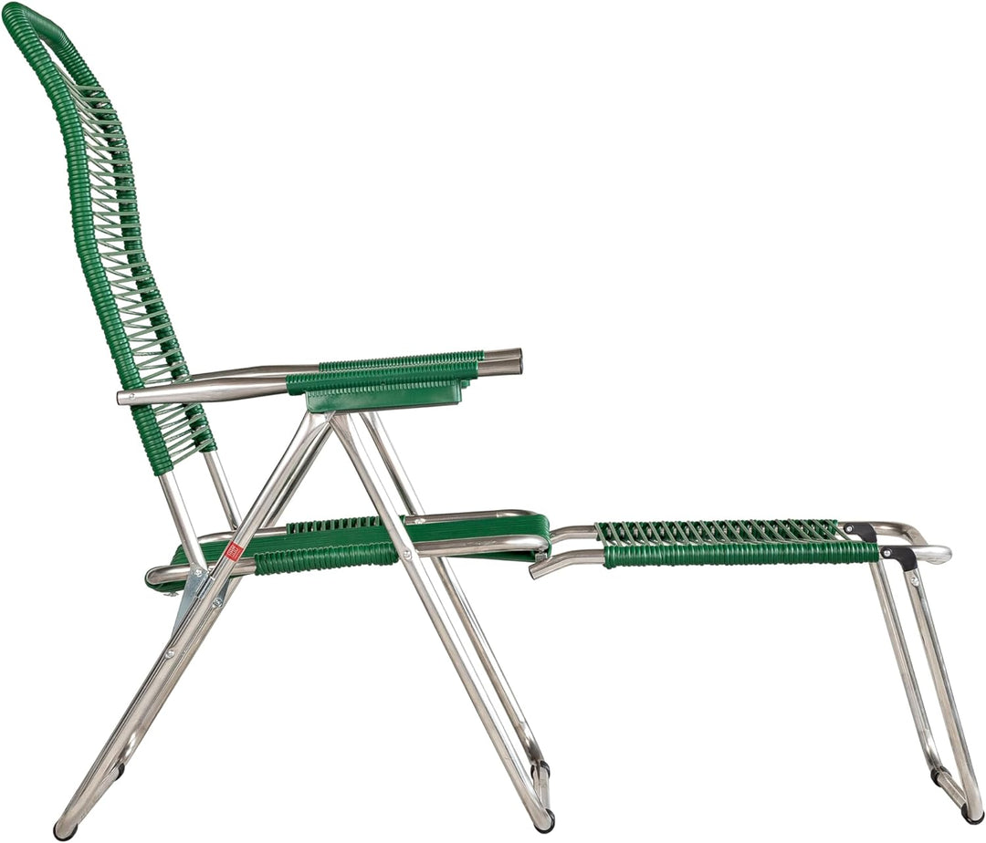 Fiam Spaghetti – Relaxsessel für den Aussenbereich – Gestell Aluminium, PVC, dunkelgrün