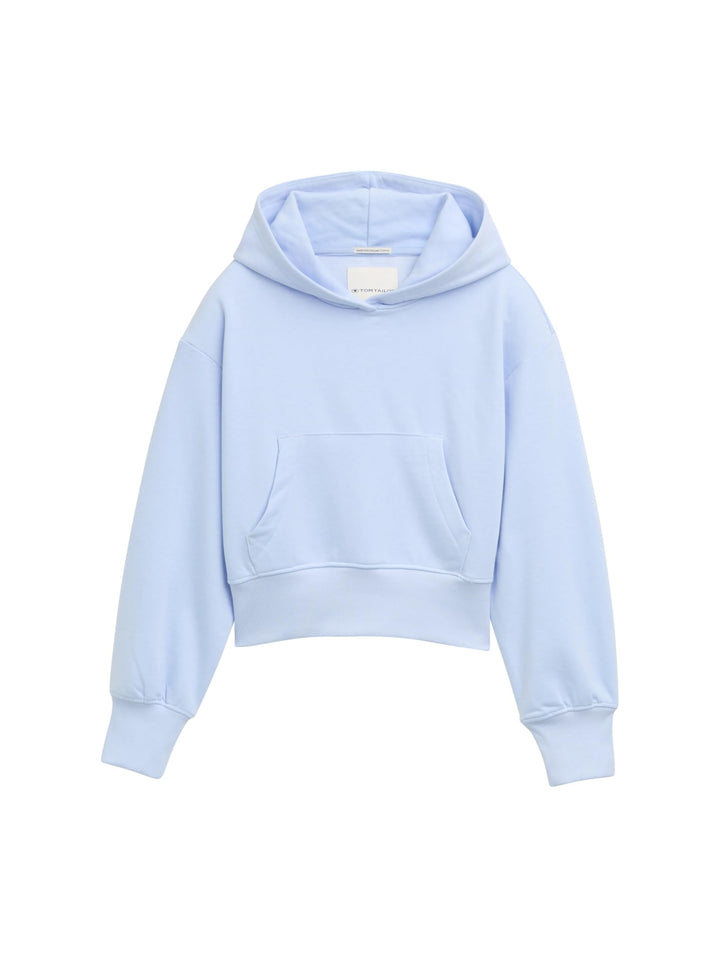 TOM TAILOR Mädchen Kinder Basic Hoodie mit Tasche 164 37144 - Pale Morning Blue, 164 37144 - Pale Mo