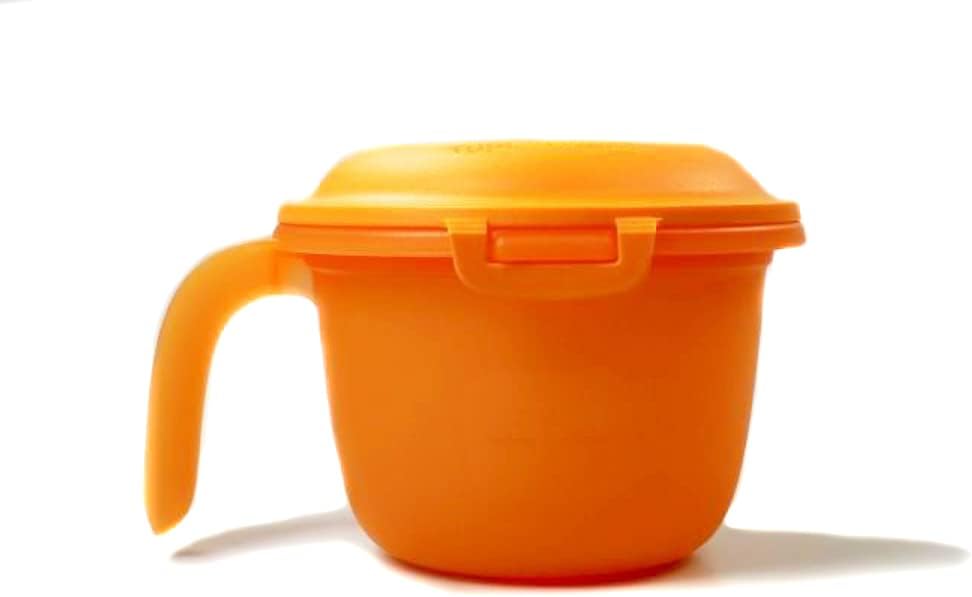 Tupperware Mikrowelle Junior-Reis-Meister 550 ml orange/weiss Single Reiskocher