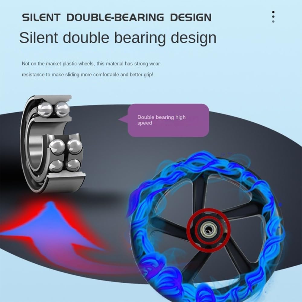 2 Stück 120 mm 145 mm 175 mm 180 mm 190 mm 200 mm Scooter Räder 5 Zoll 6 Zoll 7 Zoll 8 Zoll Scooter