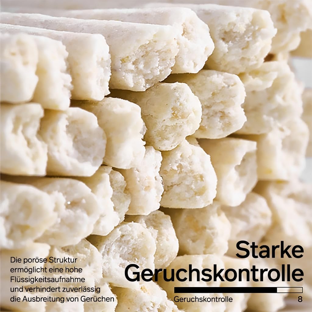 pidan Mix Tofu Katzenstreu (4 x 2,4 kg/6 l Beutel), 100% natürliches, geruchloses Tofustreu mit Bent