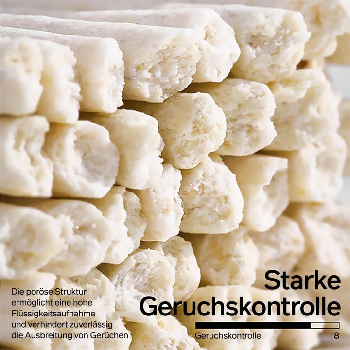 pidan Mix Tofu Katzenstreu (4 x 2,4 kg/6 l Beutel), 100% natürliches, geruchloses Tofustreu mit Bent