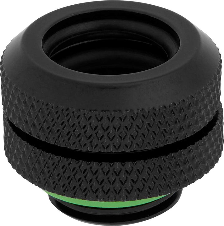 Corsair Hydro X Series, XF Hardline, 90° Anschluss mit AD 12 mm, Doppelpack, Weiss 12mm Schwarz, 12m