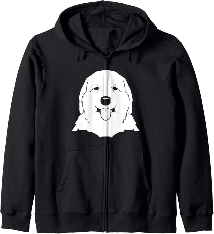 Hund Pyrenäenberghund Kapuzenjacke