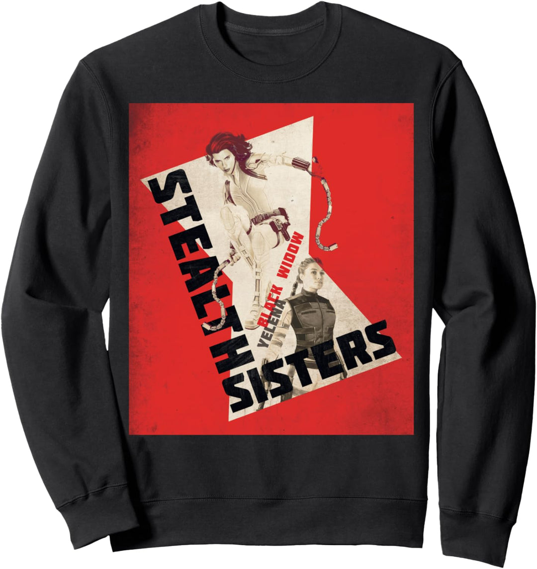 Marvel Black Widow Stealth Sisters Poster Sweatshirt