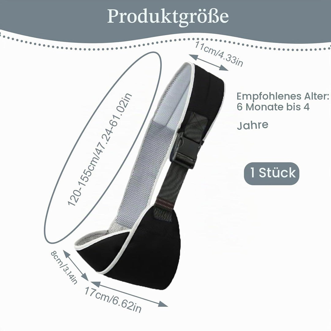 Tragetuch Baby Trage für Kinder bis 30kg Multifunktion Hüfttrage Verstellbar Trage Seitlich Kleinkin