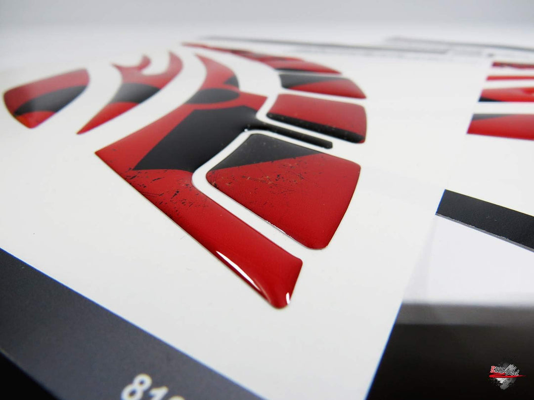 BIKE-label Seitentank Tankpad Motorrad Aufkleber Radioaktiv kompatibel für Honda 810076