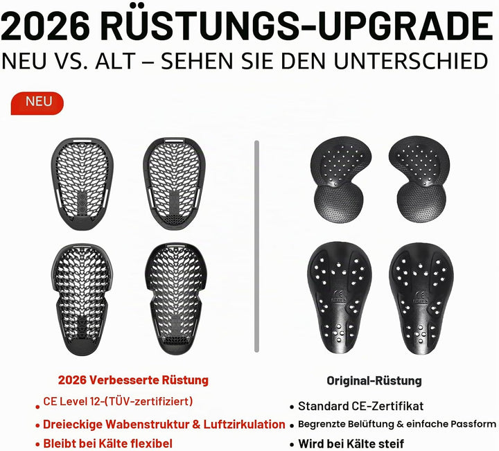 CTBQiTom Morradhose Herren Motorrad Hosen Motorrad Jeans Motorradhose Jeans Gepanzert mit CE Rüstung
