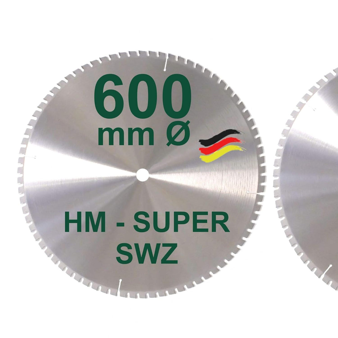 HM Kreissägeblatt 600 x 30 Z= 78 SWZ SUPER nagelfest Sägeblatt 600mm für Bauholz Naturholz Brennholz